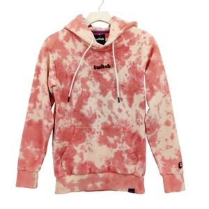 Twitch Unisex Gamer Streetwear 100% Cotton Hoodie XS Pink Tie Dye Sweatshirt
